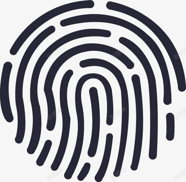 指纹矢量图eps免抠素材_新图网 https://ixintu.com 指纹 矢量图