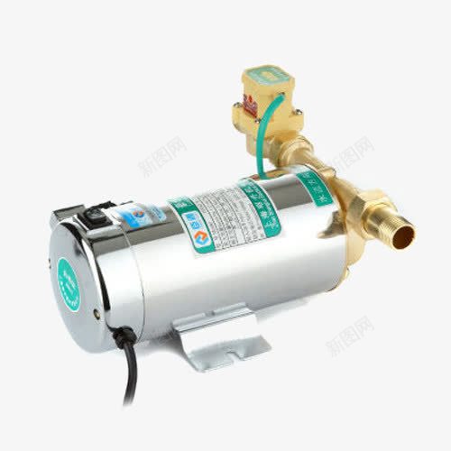 太阳能热水器增压泵png免抠素材_新图网 https://ixintu.com 产品实物 全自动 加压泵 泵 自来水