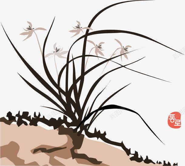 风景画png免抠素材_新图网 https://ixintu.com 水墨 灰色 画画