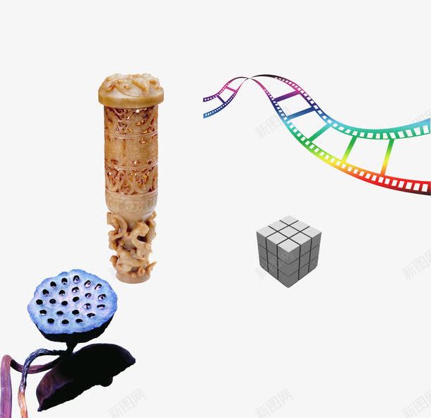 图各类集合psd免抠素材_新图网 https://ixintu.com 胶片 莲蓬 高清 魔方