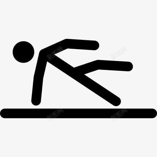 体操运动员的平衡从地板图标png_新图网 https://ixintu.com 人 体操 体操运动员 平衡 运动