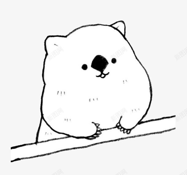 卡通北极熊png免抠素材_新图网 https://ixintu.com 动物 北极熊 卡通 可爱 彩色 手绘 水彩 白色 装饰