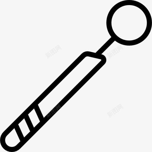 镜图标png_新图网 https://ixintu.com 医疗 卫生保健 咽喉镜 器皿 工具 镜子
