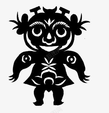 剪纸艺术图标png_新图网 https://ixintu.com 剪纸艺术 精华国粹 黑白装饰