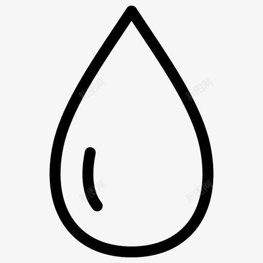 雨滴的图标png_新图网 https://ixintu.com drop rain water 下降 水 雨