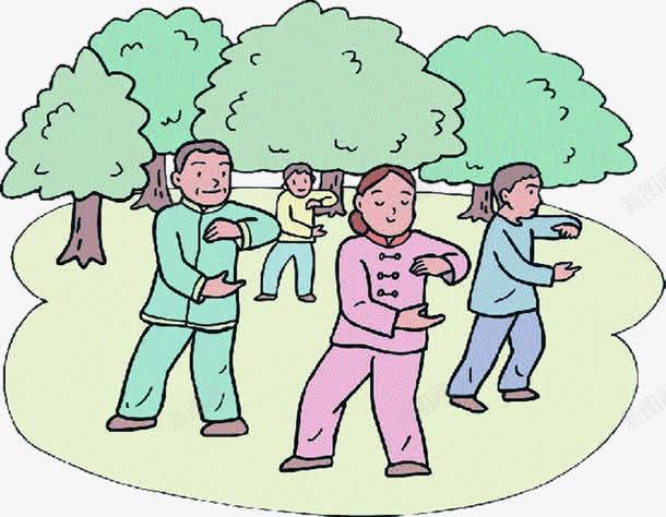 公园人物锻炼宣传png免抠素材_新图网 https://ixintu.com 人物 公园 宣传 锻炼