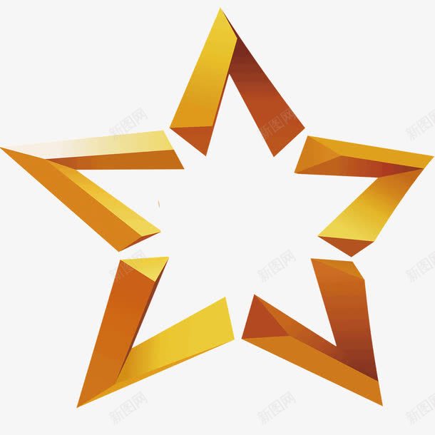 五星星星png免抠素材_新图网 https://ixintu.com png 五星 免抠图片 星星 立体感 金色星星