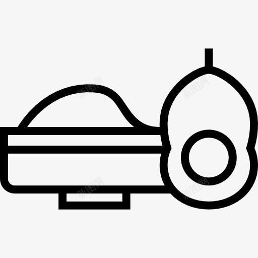鳄梨图标png_新图网 https://ixintu.com 墨西哥 果 果酱 水果 种子 食品 食品和餐厅