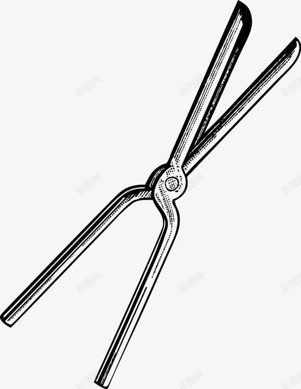 夹板矢量图ai免抠素材_新图网 https://ixintu.com 发型 理发 素描画 矢量图
