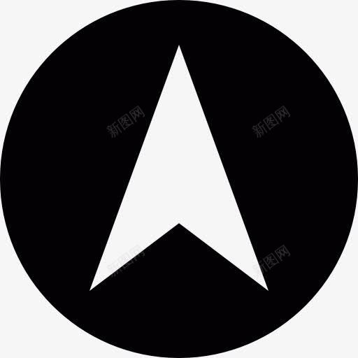 向上箭头图标png_新图网 https://ixintu.com 工具和用具 指针 方向 点 顶