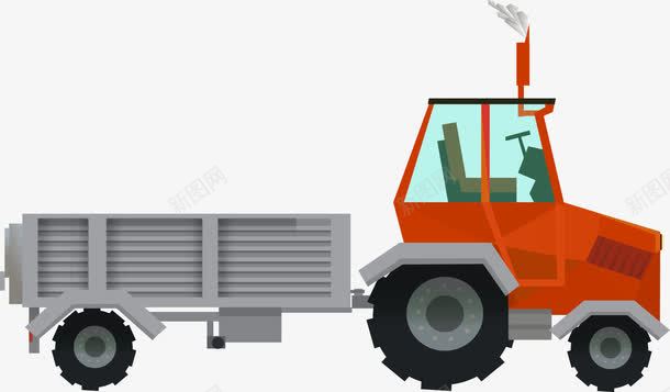 小型货车矢量图ai免抠素材_新图网 https://ixintu.com 小型 拖拉机 货车 矢量图