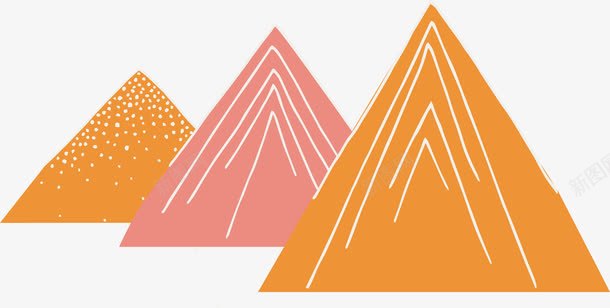 山坡图png免抠素材_新图网 https://ixintu.com 卡通图案 山 山坡 山峰 山顶 扁平化小山 扁平小山 旅游 郊外 高山