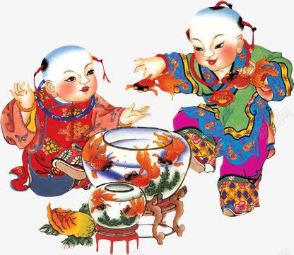 年画png免抠素材_新图网 https://ixintu.com 传统 年画