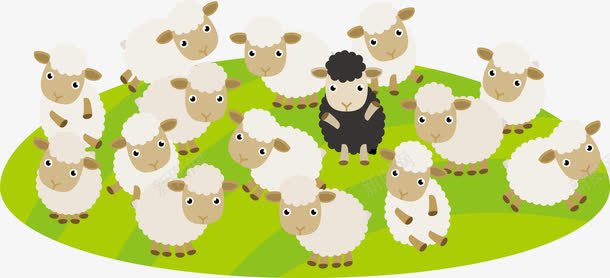 精美草原绵羊png免抠素材_新图网 https://ixintu.com 动物 卡通 绵羊 绵羊设计 草原 草原绵羊