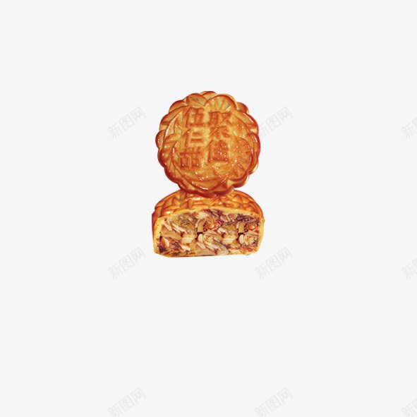 花生月饼png免抠素材_新图网 https://ixintu.com 月饼 花生 食物
