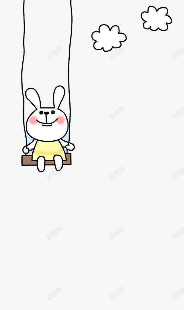 可爱小兔图标png_新图网 https://ixintu.com 卡通 可爱 图标 平面