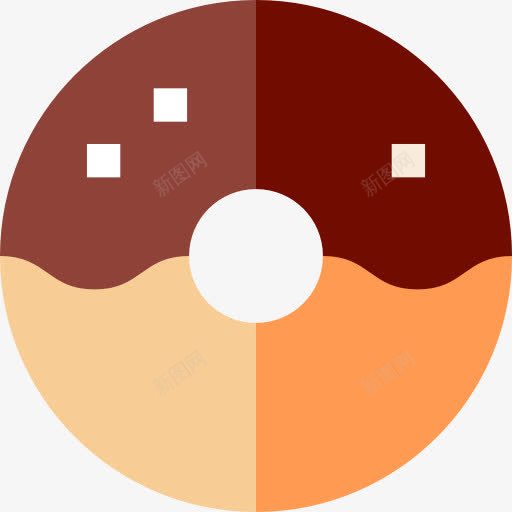 炸圈饼图标png_新图网 https://ixintu.com 炸圈饼 甜点心 糖 食品 食品和餐厅