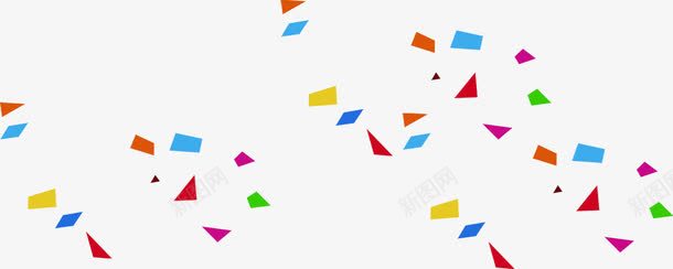 彩色卡通丝带几何图形png免抠素材_新图网 https://ixintu.com 丝带 几何图形 卡通 彩色 设计
