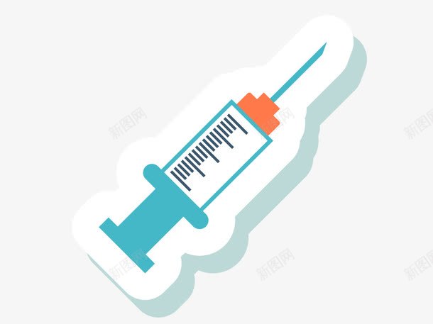 蓝色针管带刻度针筒png免抠素材_新图网 https://ixintu.com 刻度 矢量下载 蓝色 针筒 针筒矢量 针管 高清
