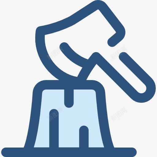 AX图标png_新图网 https://ixintu.com 斧子 施工工具 樵夫 砍