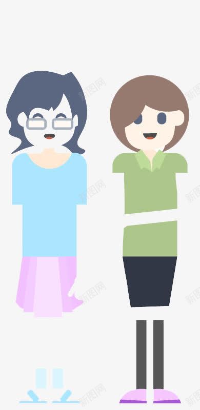卡通人物头像png免抠素材_新图网 https://ixintu.com 卡通人物头像 卡通画 扁平画 扁平风格