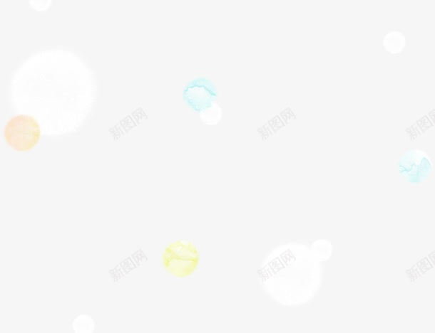 炫彩朦胧创意气泡png免抠素材_新图网 https://ixintu.com 创意 朦胧 气泡 设计