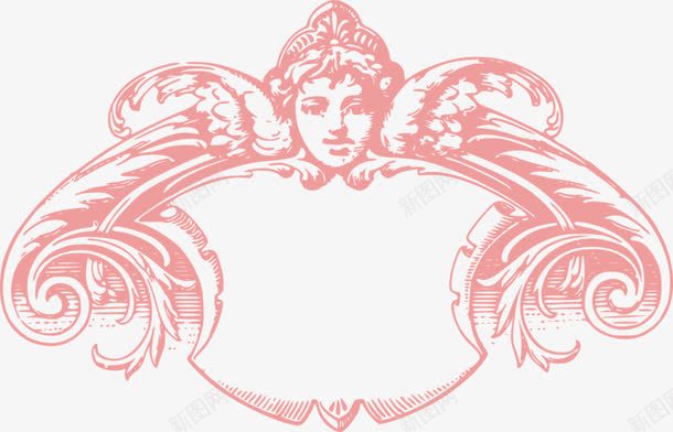 红色底纹png免抠素材_新图网 https://ixintu.com 卡通 女性 底纹 手绘 欧式 水彩 红色 装饰 边框