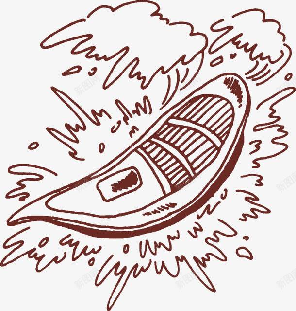 手绘小船企业文化插画png免抠素材_新图网 https://ixintu.com 企业 小船 插画 文化