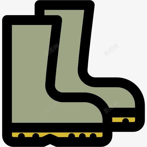 靴子图标png_新图网 https://ixintu.com 园艺 时尚 靴子 鞋类