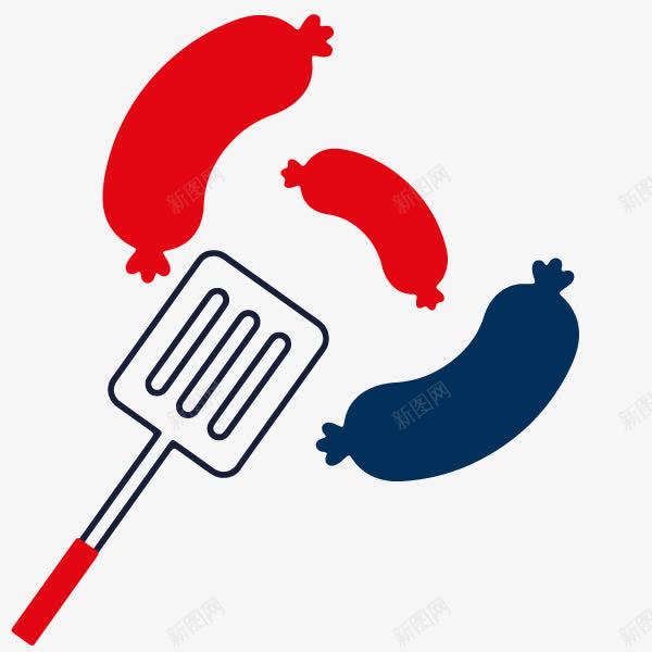 锅铲香肠脆皮肠png免抠素材_新图网 https://ixintu.com 脆皮肠 锅铲 食品 餐饮 香肠