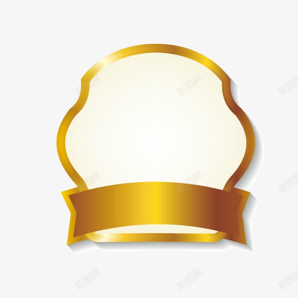 标签金底png免抠素材_新图网 https://ixintu.com 图案 标签 金色