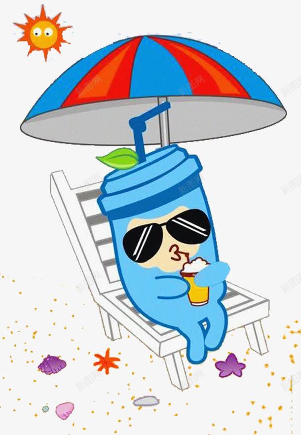 卡通太阳椅太阳伞png免抠素材_新图网 https://ixintu.com 图片 夏促 夏天 夏日旅行 太阳伞 太阳椅