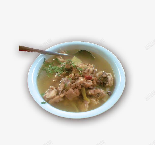 土鸡鸡肉汤png免抠素材_新图网 https://ixintu.com 产品实物 美味 美食 鸡汤 鸡肉