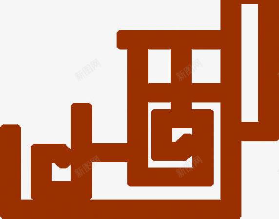 黄红色边框花纹装饰png免抠素材_新图网 https://ixintu.com 红色 花纹 装饰 边框
