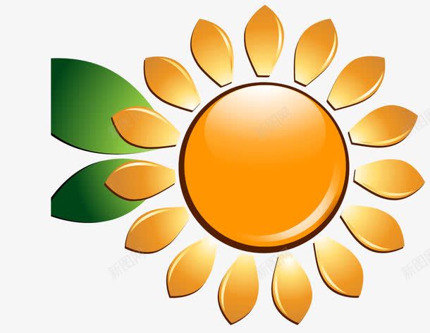 手绘向日葵png免抠素材_新图网 https://ixintu.com 卡通 向日葵 向日葵花 手绘 植物