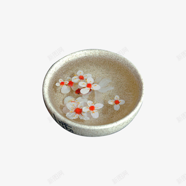 桃花香甜陶瓷碗png免抠素材_新图网 https://ixintu.com 产品实物 小巧 自然