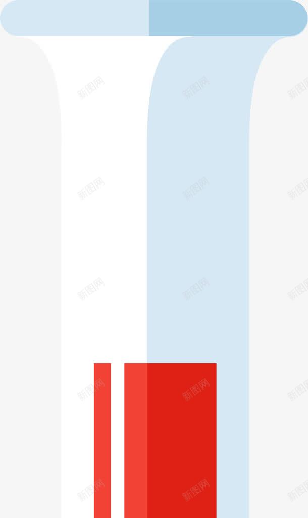 红色卡通试管png免抠素材_新图网 https://ixintu.com 卡通玻璃管 清新玻璃管 清新管子 简约管子 红色试管 装饰图案