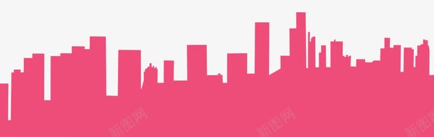 城市建筑剪影png免抠素材_新图网 https://ixintu.com 剪影 城市 建筑
