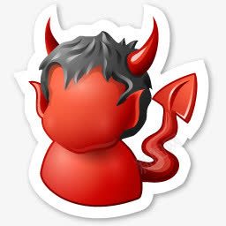 红色魔鬼图标png_新图网 https://ixintu.com 红色 魔鬼