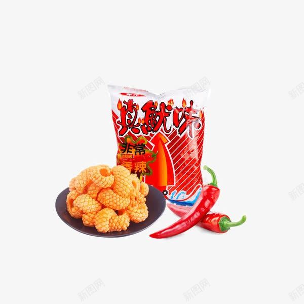 华元真鱿非常香辣口味膨化卷png免抠素材_新图网 https://ixintu.com 中华人民共和国省级行政区 中国台湾省 产品实物 台湾 膨化卷 进口食品
