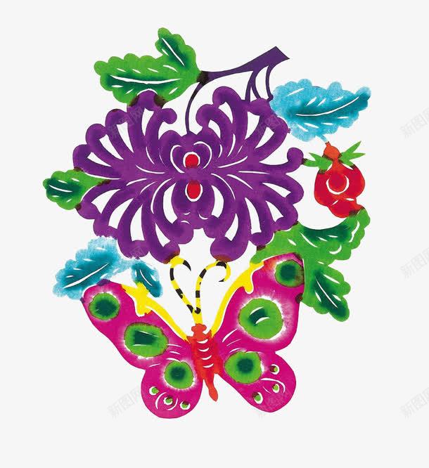 传统的剪纸图案png免抠素材_新图网 https://ixintu.com 中国风 传统的剪纸图案 民间工艺
