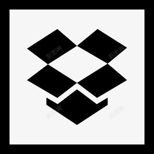 Dropbox图标png_新图网 https://ixintu.com Dropbox 标志 标识 物联网 社交媒体 社交网络