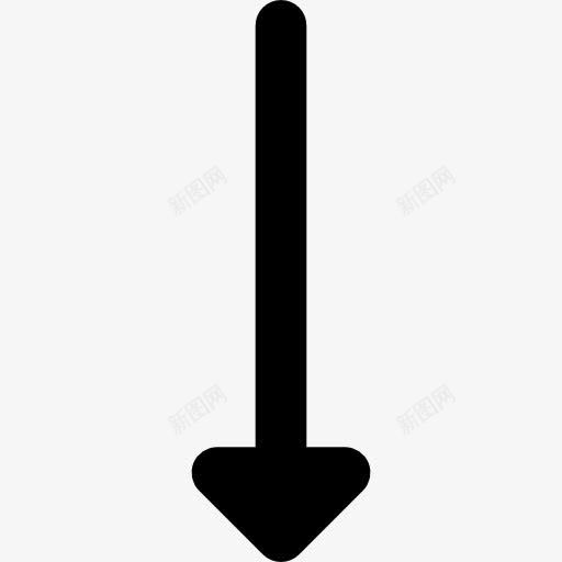 向下箭头图标png_新图网 https://ixintu.com 下载按钮 向下箭头 多媒体 多媒体选项 控制 箭 网页