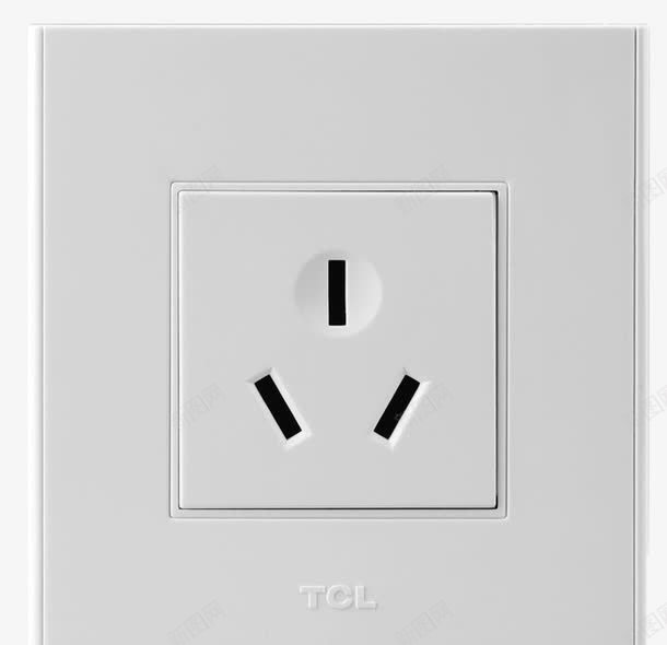 TCL牌插座png免抠素材_新图网 https://ixintu.com TCL牌 插座 白色