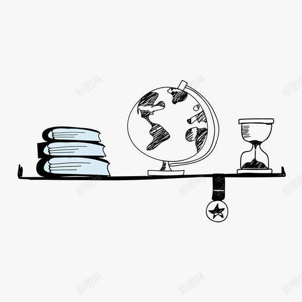 书架上的背景png免抠素材_新图网 https://ixintu.com 书 景 架 背