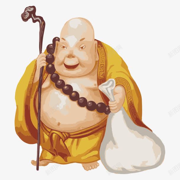 和尚png免抠素材_新图网 https://ixintu.com 人物 出家人 卡通人物 古代 和尚 小和尚 小沙弥
