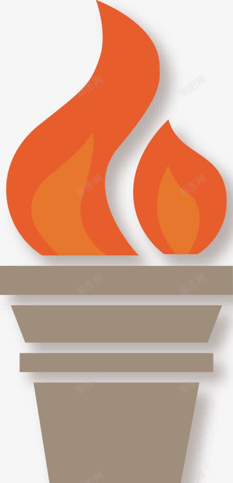燃烧火炬剪影png免抠素材_新图网 https://ixintu.com 奥运会火炬 巴西里约奥运会火炬 火炬 燃烧着