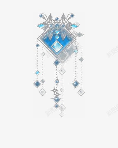 珠帘装饰物件png免抠素材_新图网 https://ixintu.com 装饰物件