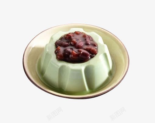 红豆双皮奶png免抠素材_新图网 https://ixintu.com 双皮奶 红豆 美食 鲜美