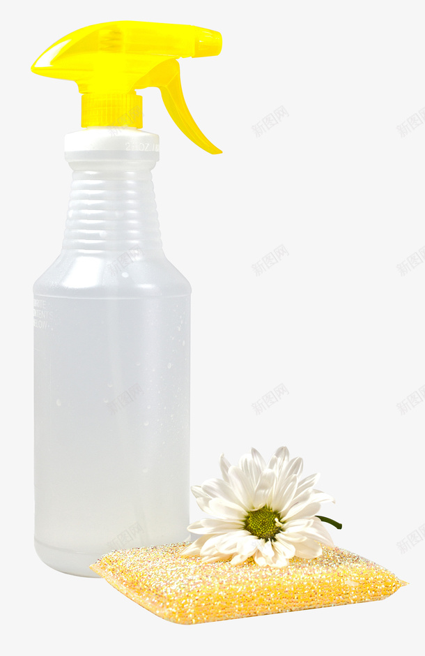 花卉白色磨砂喷雾瓶png免抠素材_新图网 https://ixintu.com 喷雾 喷雾瓶 水 浇水 白色 白色喷雾 磨砂 花卉 花草